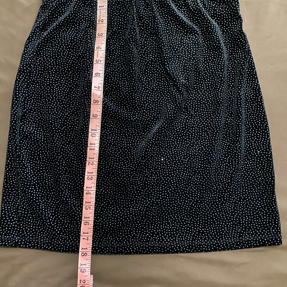 NWOT Vero Moda velvet black glitter skirt - Picture 4 of 4